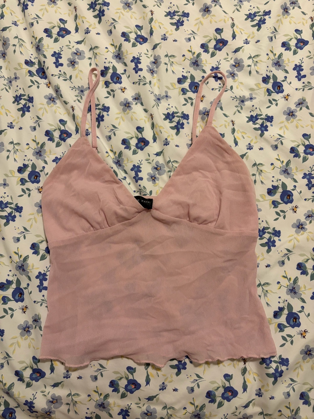 White Fox Boutique Dusty Pink Spaghetti Strap Cami